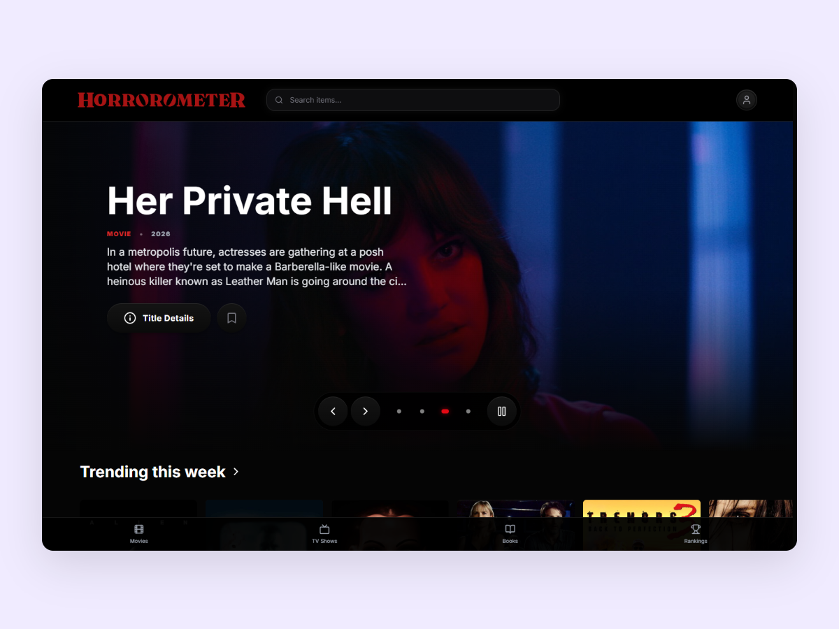 Horrorometer screenshot